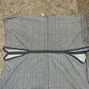 LULULEMON HZHB/BLK Black White Soft Breathable Rulu Vinyasa Wrap Scarf OS